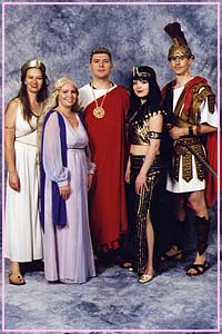 Roman Ladies, Ceasar, Cleopatra, Marc Anthony Kool 4 Kats Costume Hire