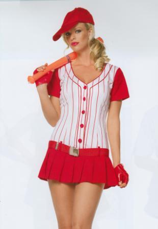 Baseball Sexy Girl Uniforms Kool 4 Kats Costume Hire