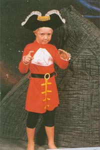 Captain Hook Size 3 - 5 Kool 4 Kats Childrens Costume Hire